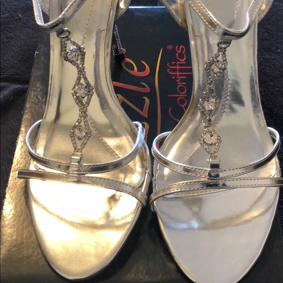 Rhinestone stiletto heels brand new! - Picture 6 of 8